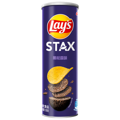 Lay's Stax Black Truffle Flavoured Potato Chips 104g