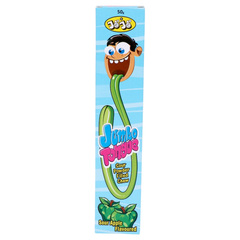 Jojo Jumbo Tongue Sour Powder Filled Chew Apple Flavor 50g