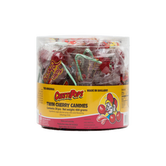 Crestipops Twin Cherry Candies 400g