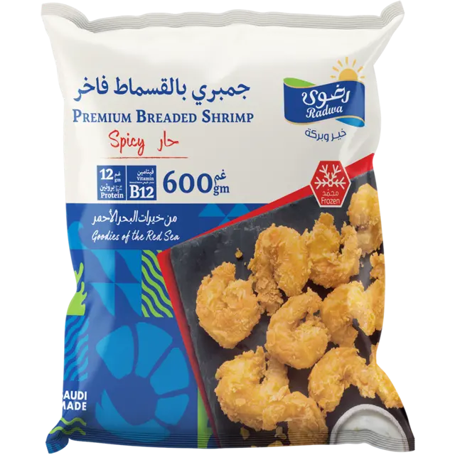 Premium Breaded Shrimp Frozen Spicy 600G