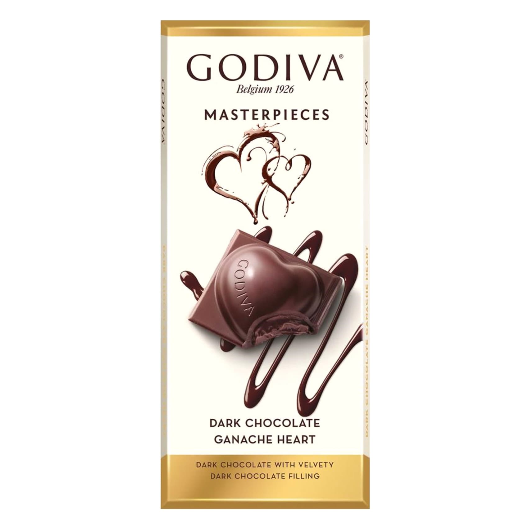 Godiva Dark Chocolate with Ganache Filling Heart 86g