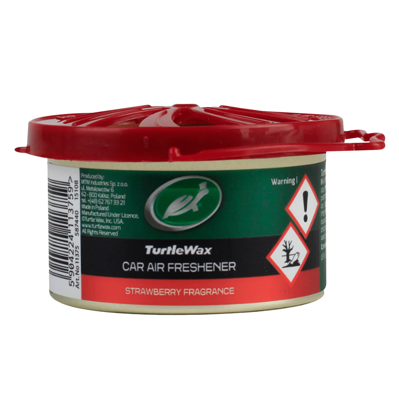 Turtle Air Freshener Org Strawberry