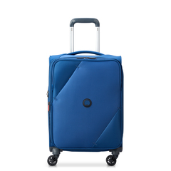 Delsey Maringa 55 4 Double Wheels Expandable Trolley Case Blue