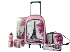 Roco Paris 5-in-1 Value Set Trolley Bag with Accessory 17"