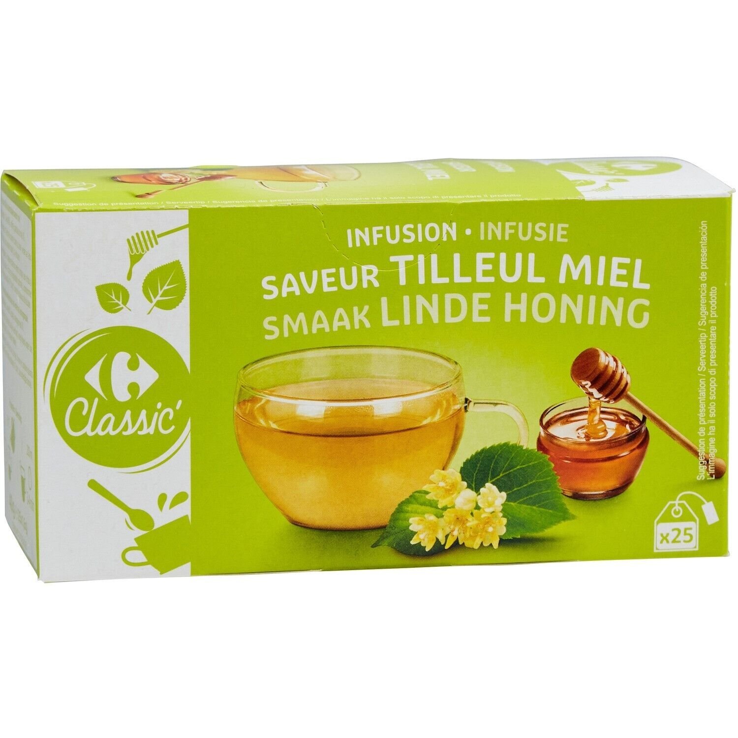 Carrefour Lime Honey Herbal Tea 25 Bags