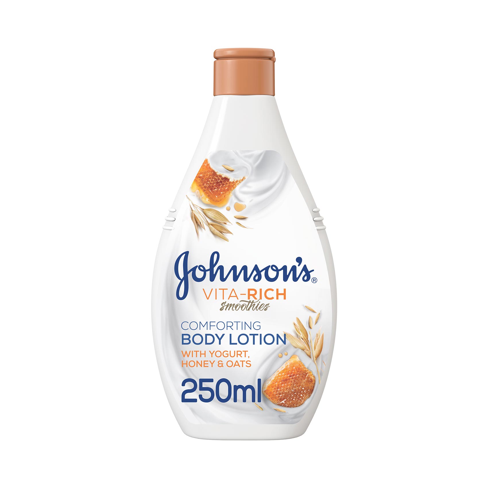 Johnson's Body Lotion Vita-Rich Smoothies Comforting Yogurt Honey & Oats 250ml