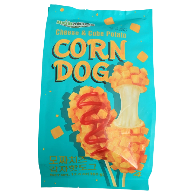 Cheese & Cubed Potato Corn Dog 4 Sticks 360 G