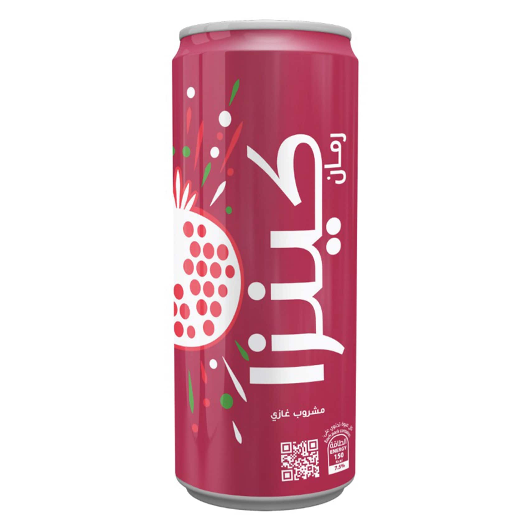 Kinza Pomegranate Carbonated Soft Drink – 250 ml Can