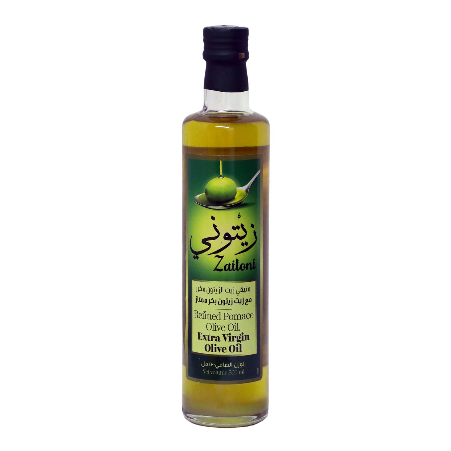 Zaitoni Refined Pomace Olive Oil with Extra Virgin Olive Oil 500ml