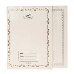 Class Stapled English 100 Sheets Notebook 2Pieces