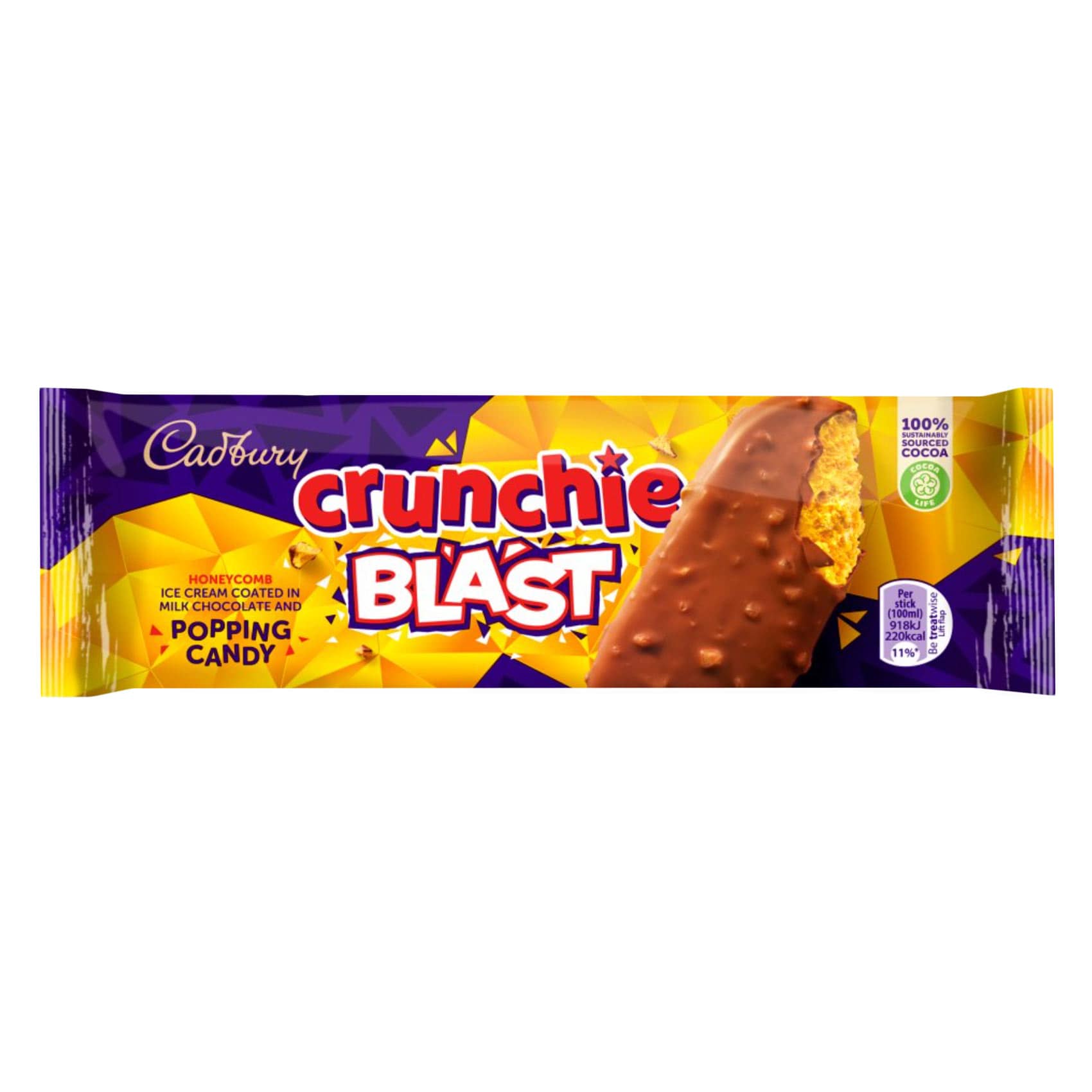 Cadbury Crunchie Blast With Popping Candy Ice Cream 100ml