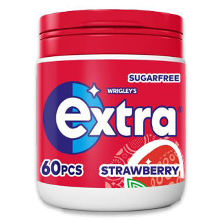Extra Strawberry Sugar Free 60Pcs-6 X 84 G