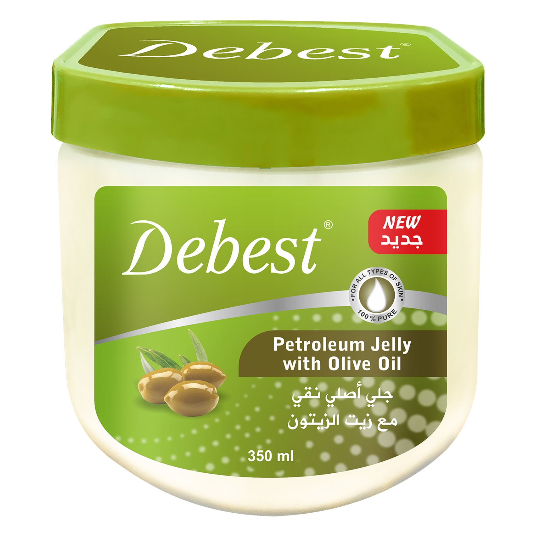 Debest Petroleum Jelly Olive Oil 350 ml