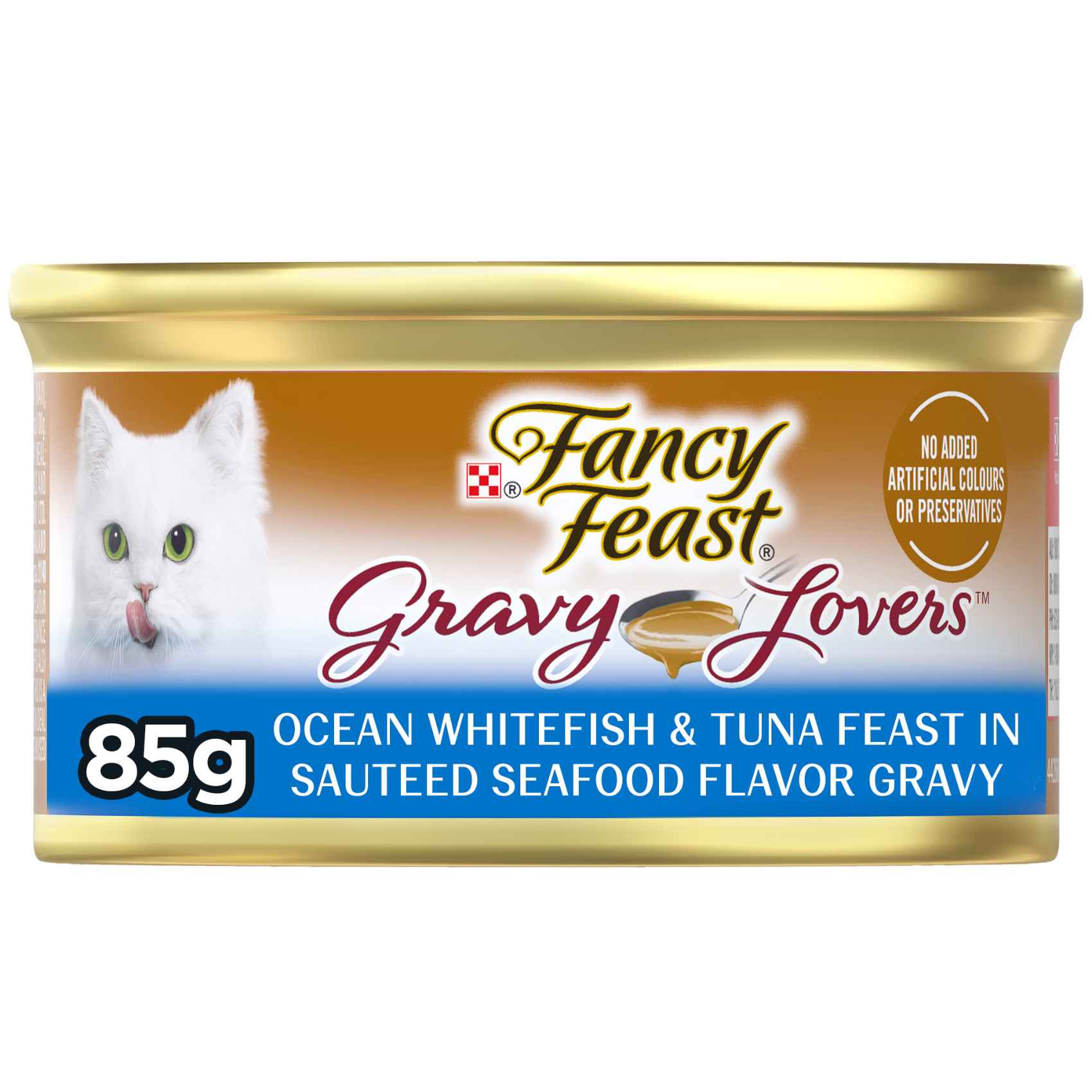 Purina Fancy Feast Classic Pate Ocean Whitefish & Tuna Feast Gourmet Cat Food 85g