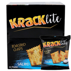 Kracklite Salted Toasted Chips 12*26g