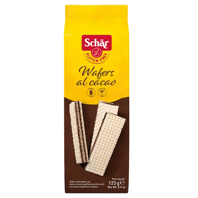 Schar Gluten Free Chocolate Wafer 125g