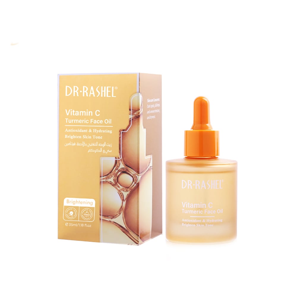 Vitamin C And Turmeric Brightening Face Oil Clear 35grams
