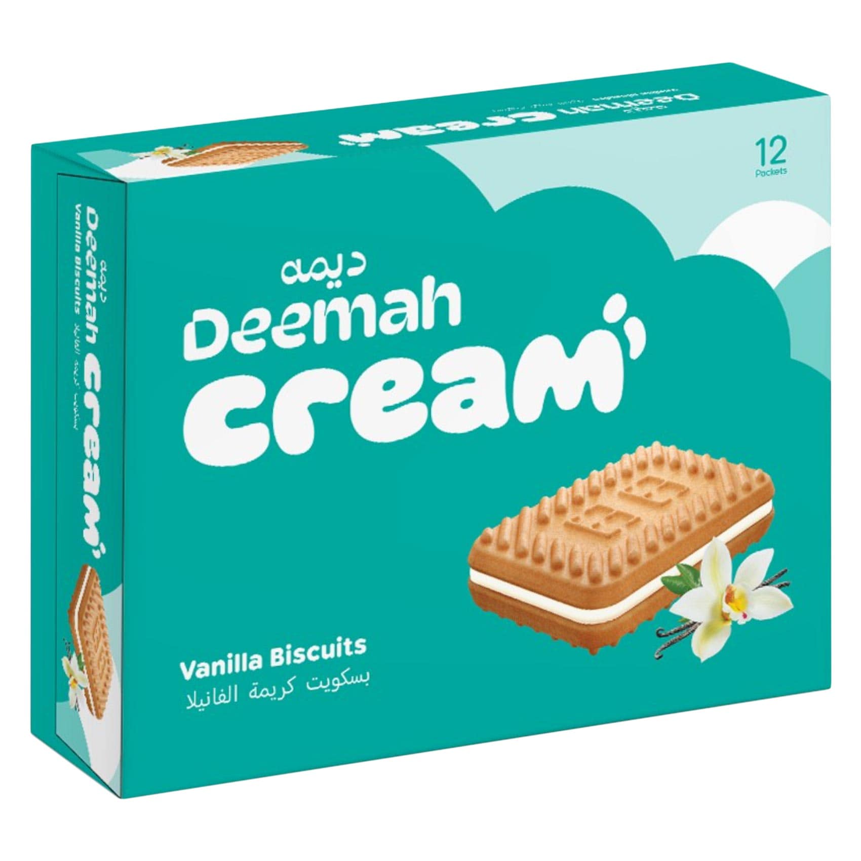 Deemah Cream Vanilla Biscuits 12*27g