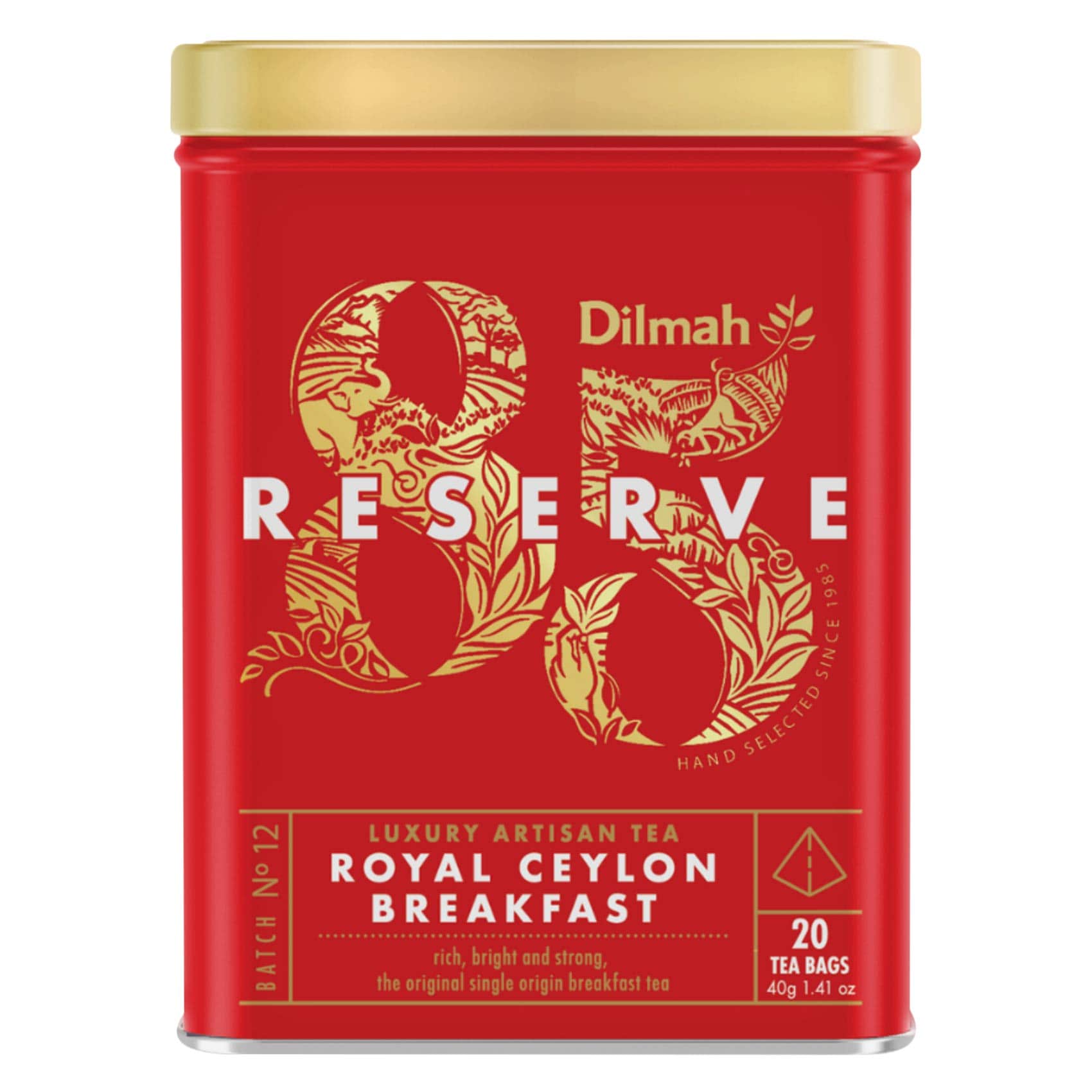 Dilmah 85 Reserve Royal Ceylon Breakfast Black Tea 20 Bags