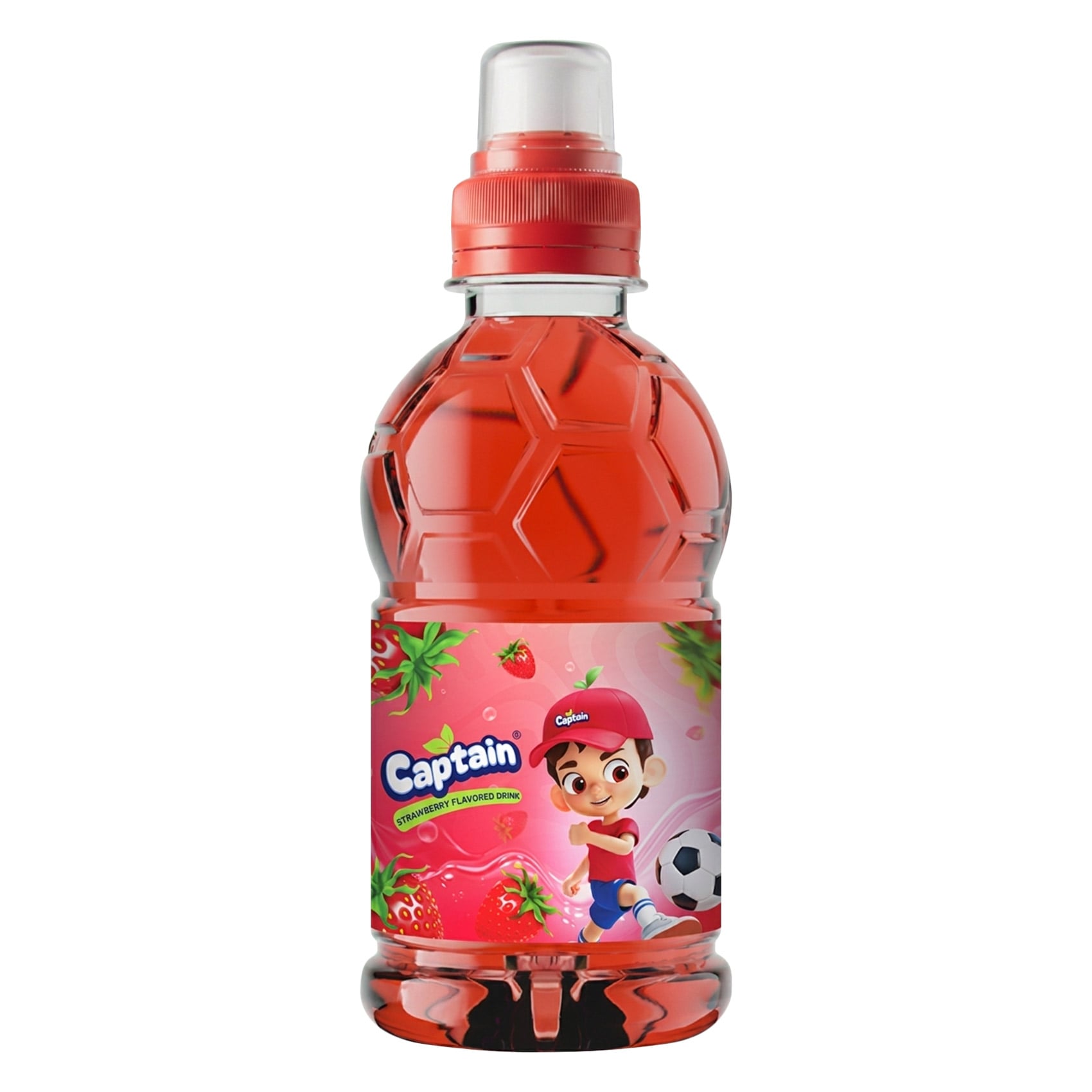 Captain Sport Strawberry Flavored Drink – 250 ml Bottle