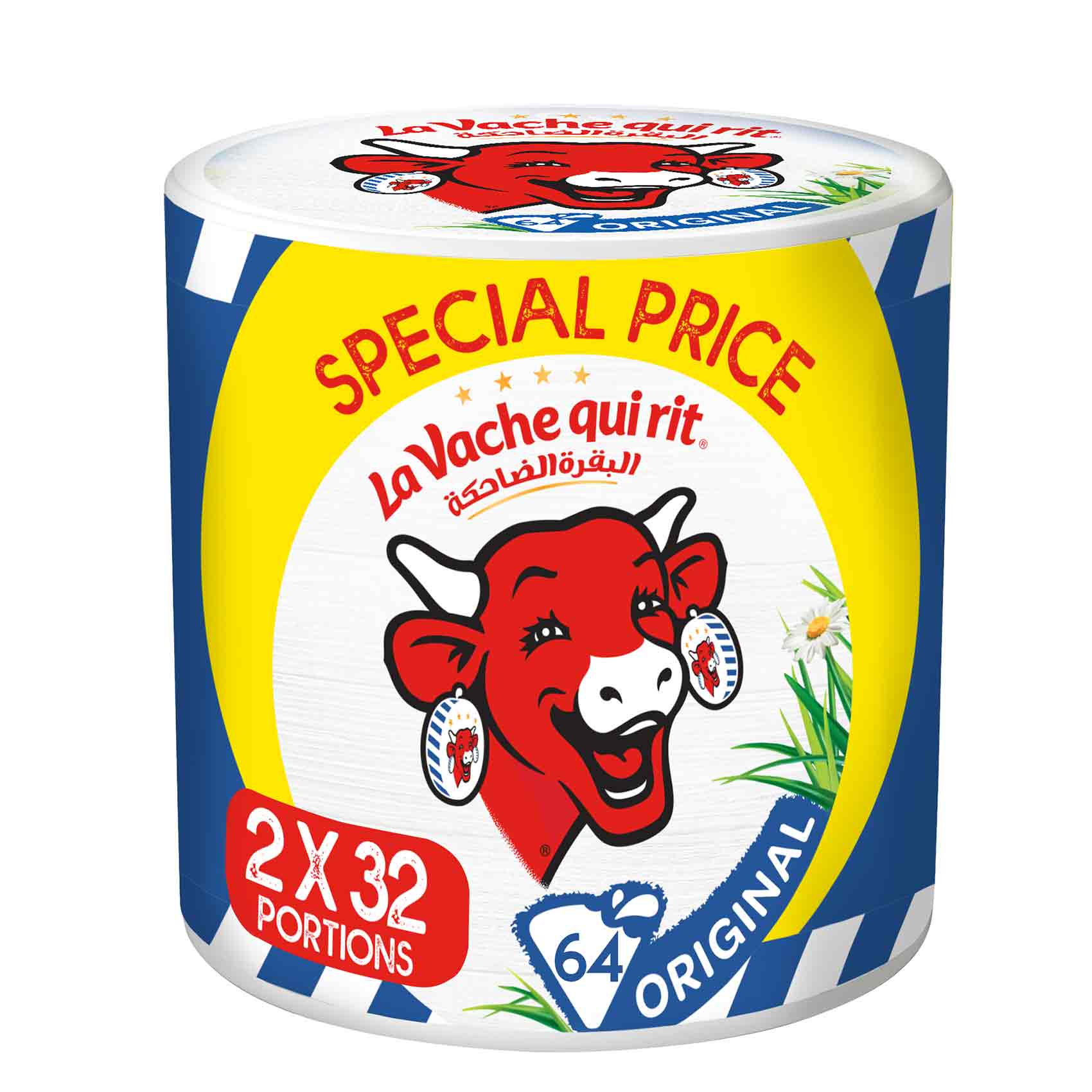 La Vache Qui Rit Spreadable Processed Cheese Analogue Triangles (Special Price) 32*2 960g