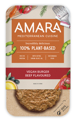 Amara Vegan Burger Beef Flavour Plant Based 200g