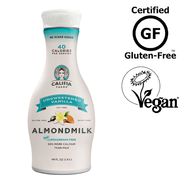 Unsweetened Vanilla Almond Milk Gluten Free