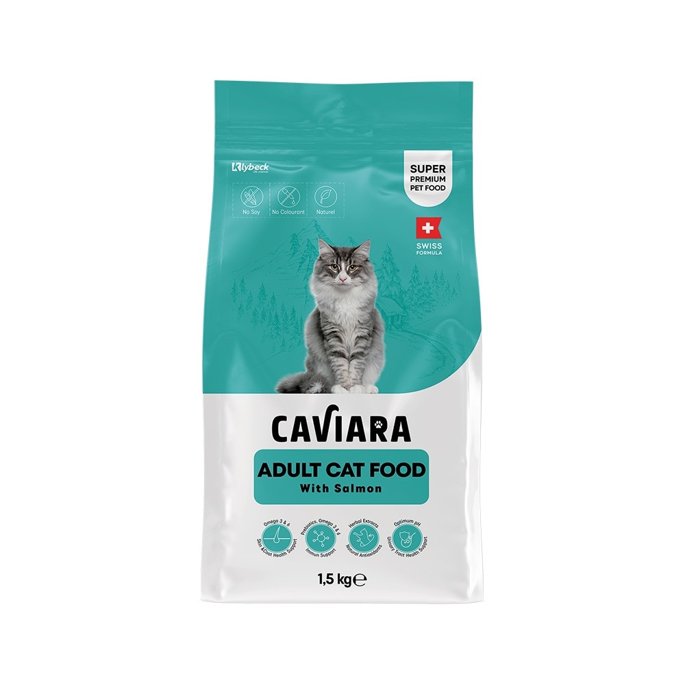 Caviara with Salmon Adult Dry Cat Food - 1.5 kg