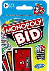 Hasbro Monopoly Bid Card Game