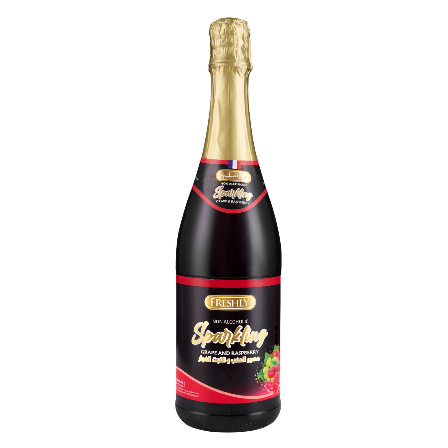 Freshly Sparkling Red Grapes & Raspberry Juice 750ml