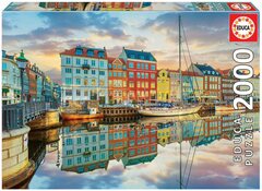Educa Borras Puzzle Sunset At Copenhagen Harbour 2000 Pieces