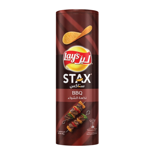 Stax Bbq Chips 170 G