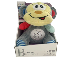 Funmuch Projector Monkey Plush Doll with Sound & Lights