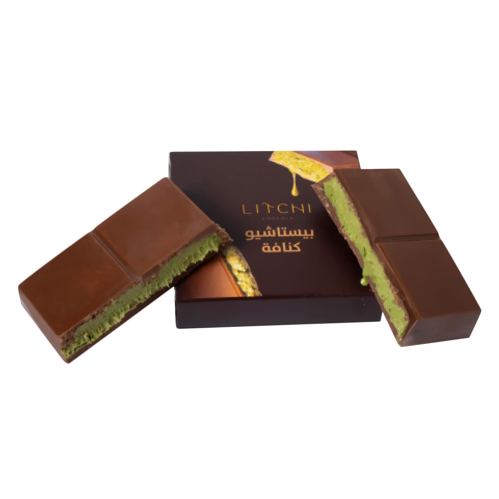 Litchi Chocolate Pistachio Kunafa 80g