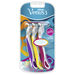 Gillette Simply Venus Plus Pink Disposable Razors 3pc