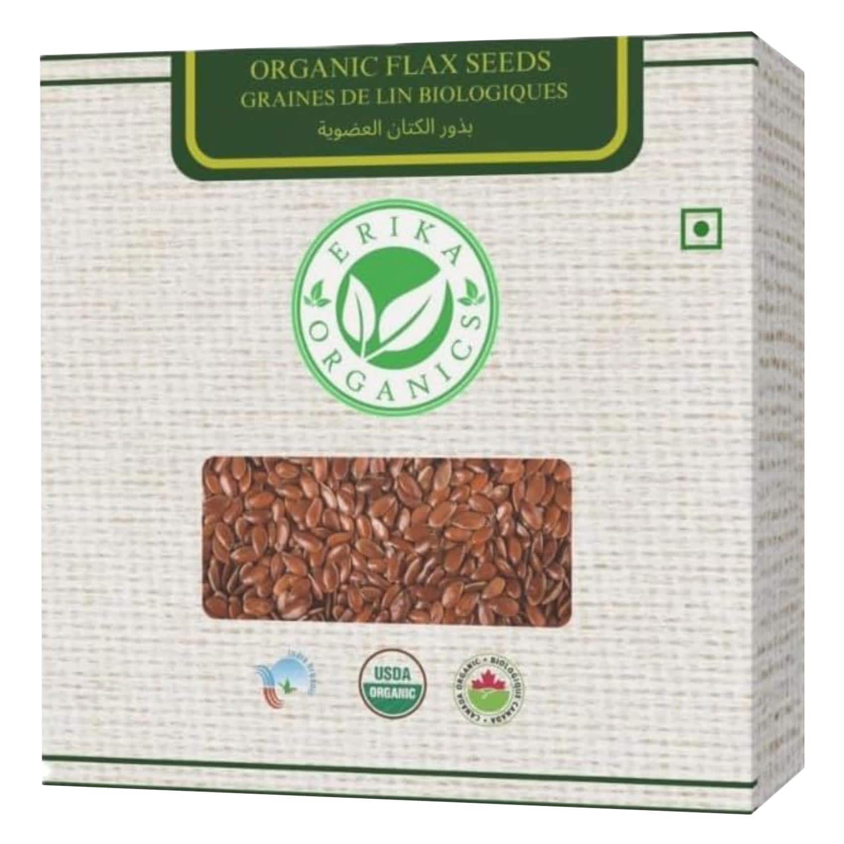 Erika Organics Organic Flax Seeds 500g