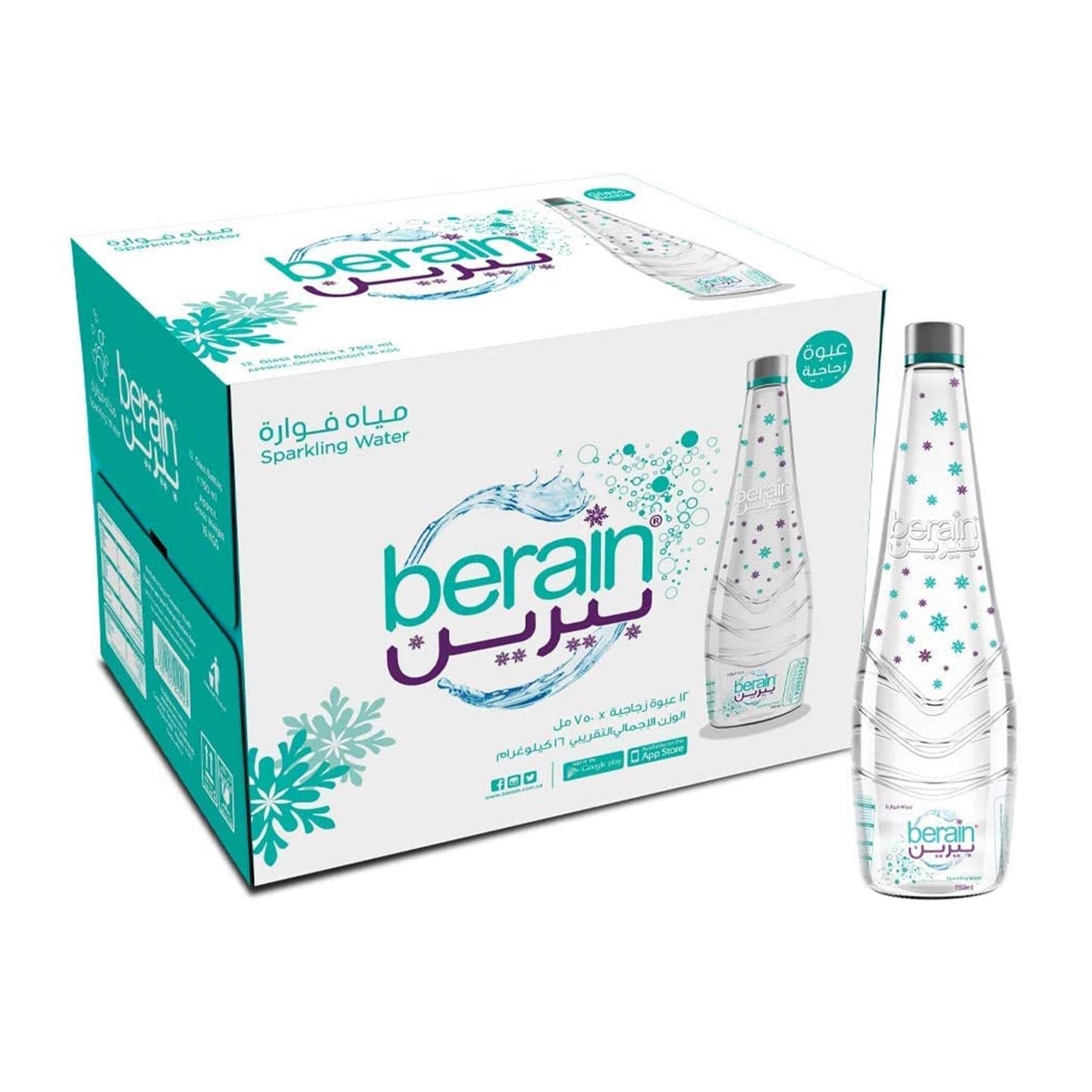 Berain Sparkling Water Glass 12*750ml