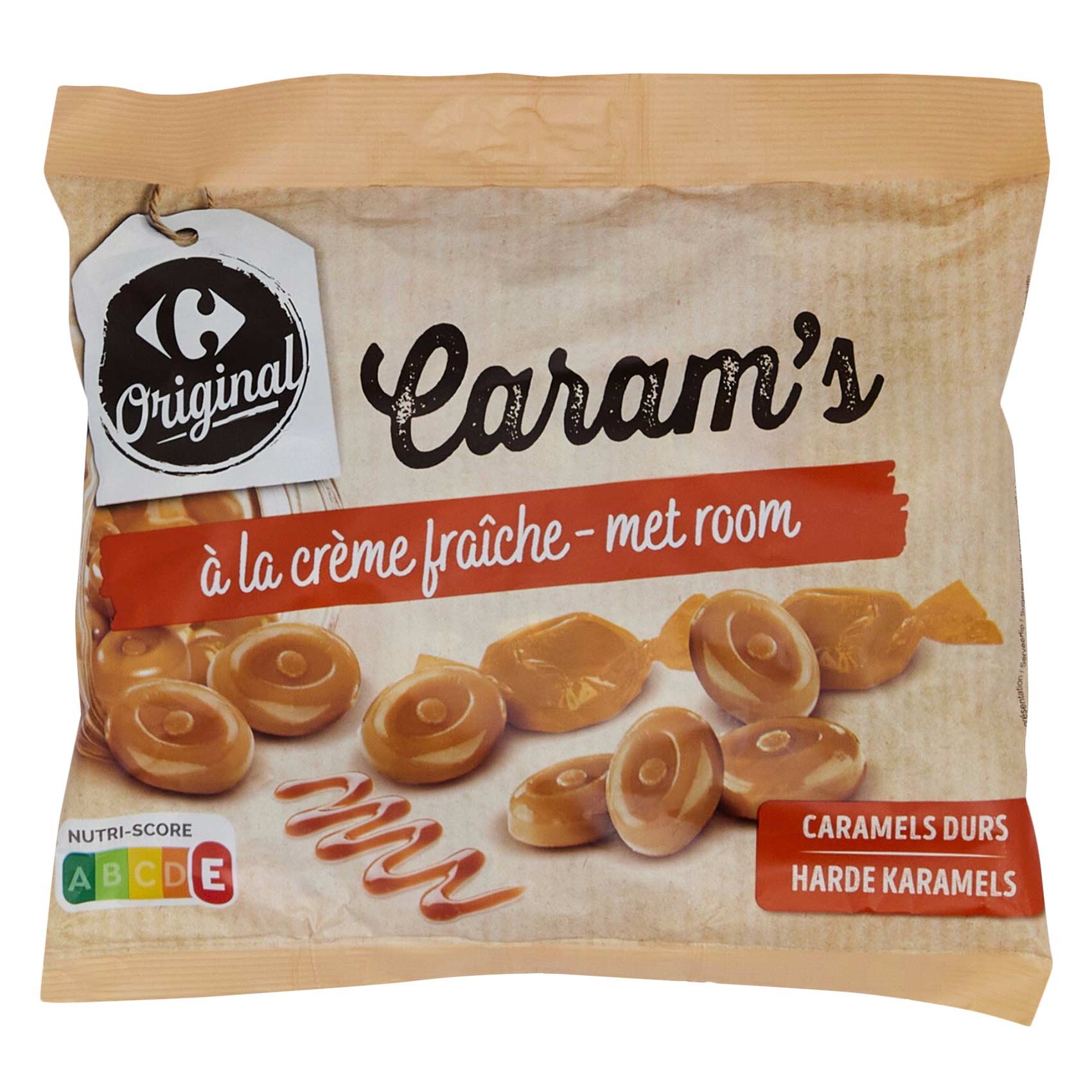 Carrefour Caramel Hard Candy 200g
