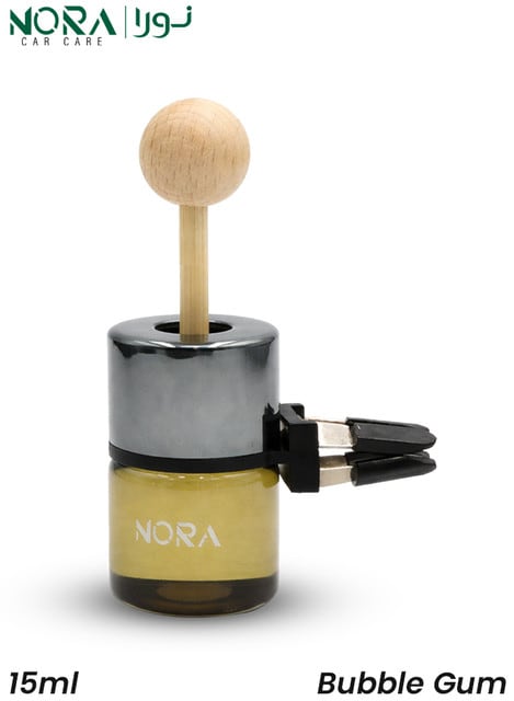 NORA Car Vent Air Freshener Bubble Gum 15ml Essential Oil Diffuser with Clip Design