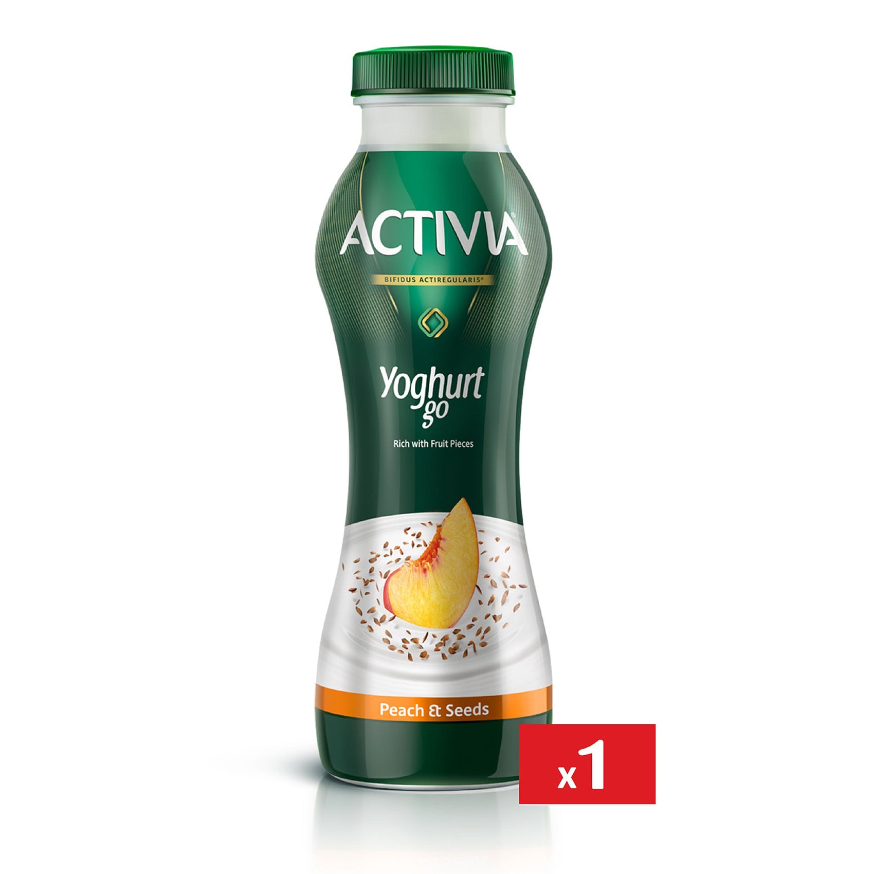 Activia Yoghurt Peach & Seeds Drink 280ml