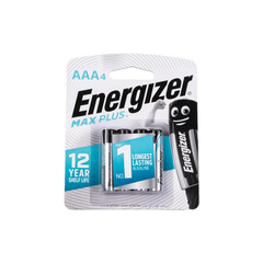 Energizer Max Plus AAA Battery 4pc