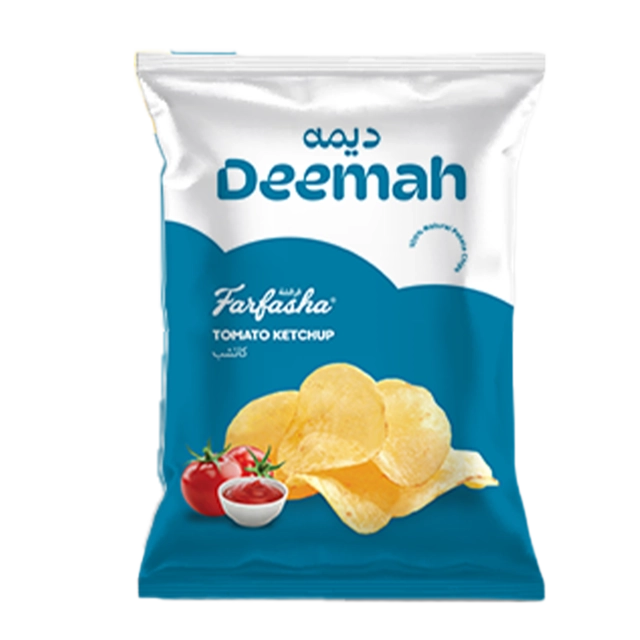 Potato Chips With Ketchup