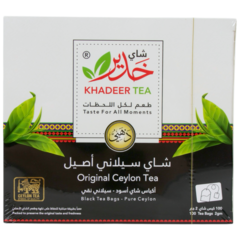 Khadeer Tea Original Ceylon Tea Black 100Tea Bags