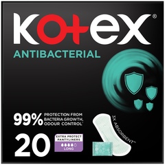 Kotex Antibacterial Panty Liners Long 20Panty Liners