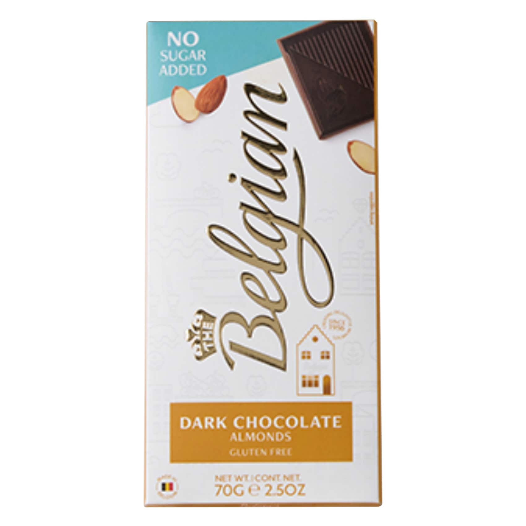 Belgian Dark Chocolate with Almond – 70 g