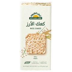 Natureland Organic Rice Cakes Plain 130g