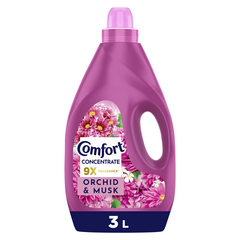 Comfort Concentrate Fabric Softener Orchid & Musk 9x fragrance* 3L