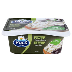 Puck Cream Cheese with Olives 300g
