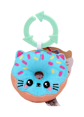 Headstart Tutti Cutie Plush Bag Tags - Donut Kitty 4"