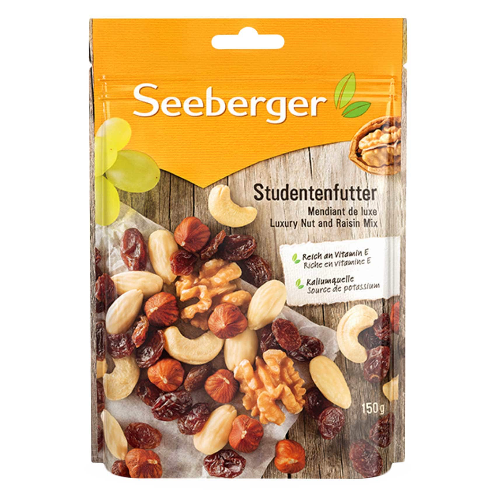 Seeberger Studentfutter Luxury Nuts And Raisins 150g